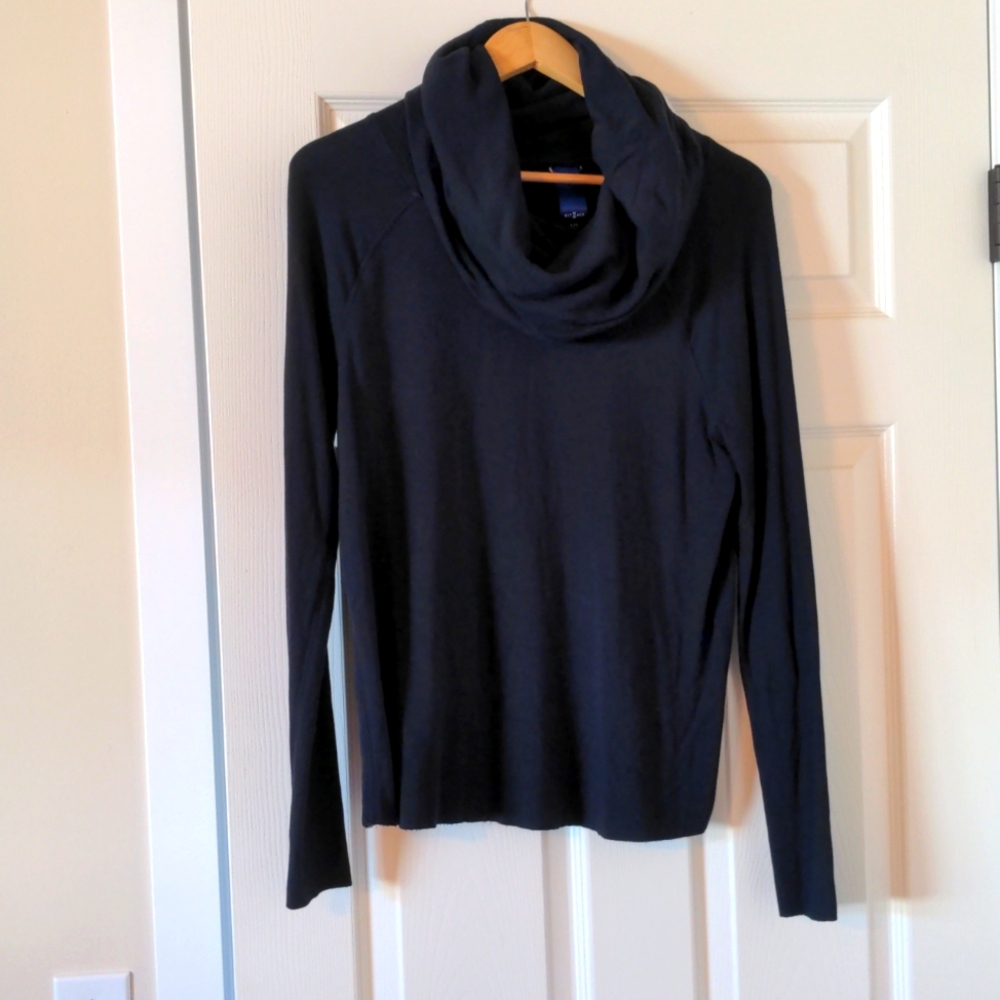 Kit and Ace scoop neck navy sweater